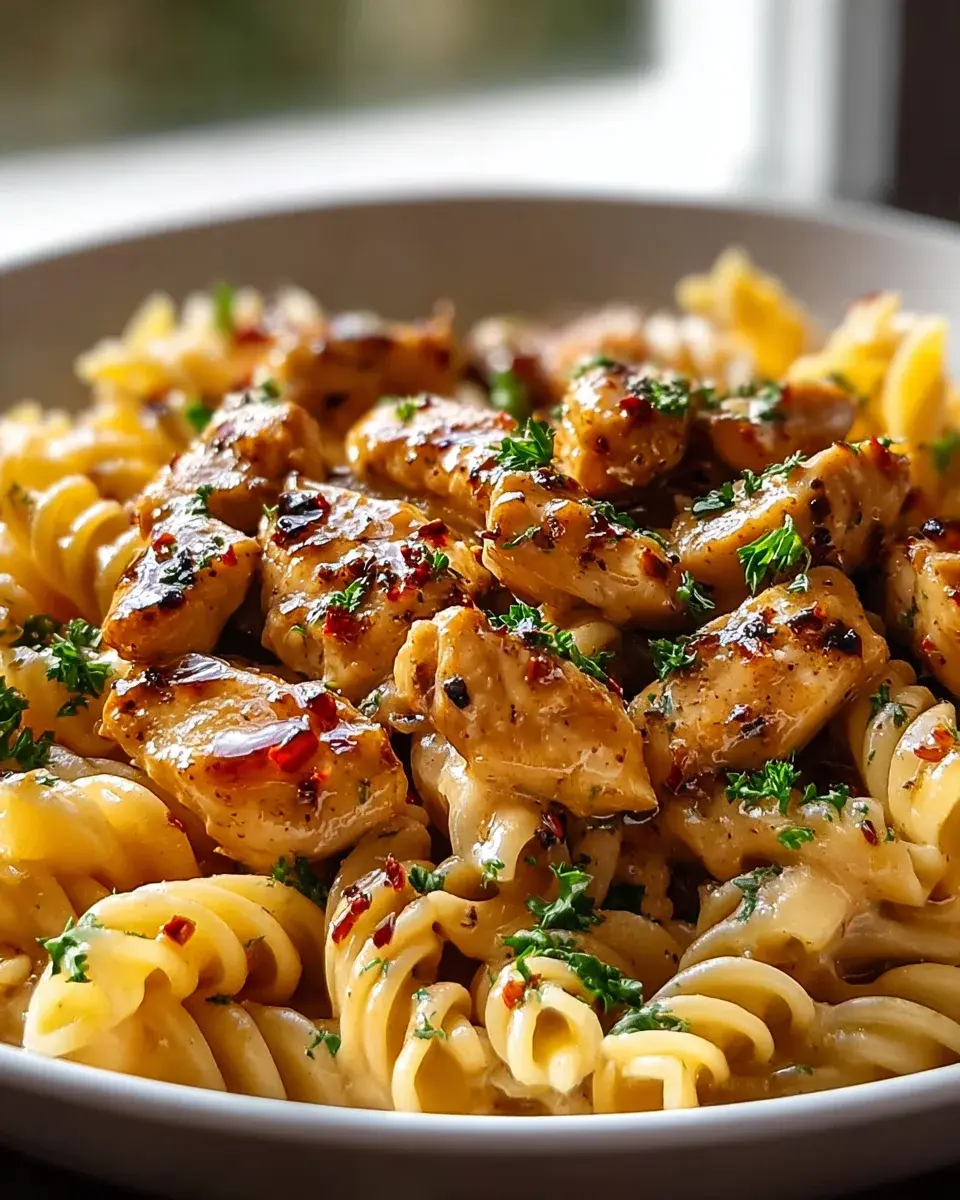 Honey Pepper Chicken Pasta Recipe