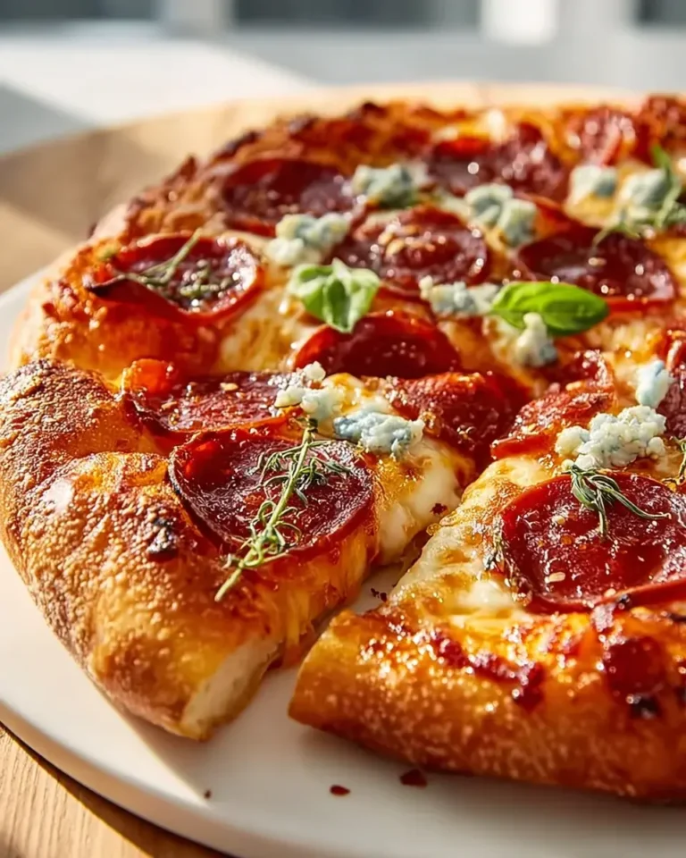 Hot Honey Beef Pepperoni Pizza – Würzige Genussreise!