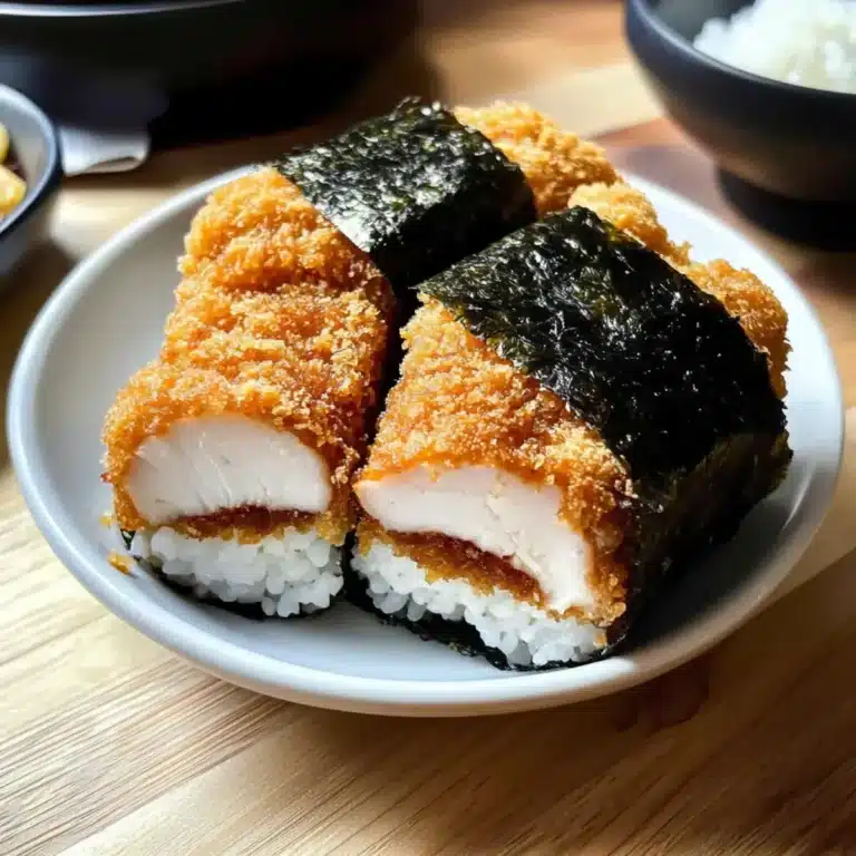 Hühnchen Katsu Musubi – Der perfekte Snack für Zuhause
