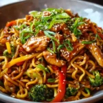 Hyhnchen Teriyaki Nudeln Schnell Aromatisch