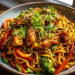 Hyhnchen Teriyaki Nudeln Schnell Aromatisch 2