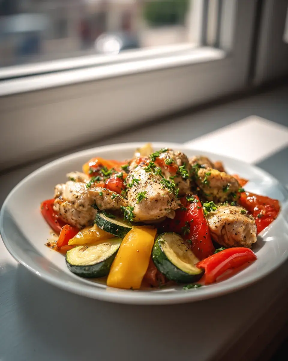 Hyhnchenpfanne mit Gemyse