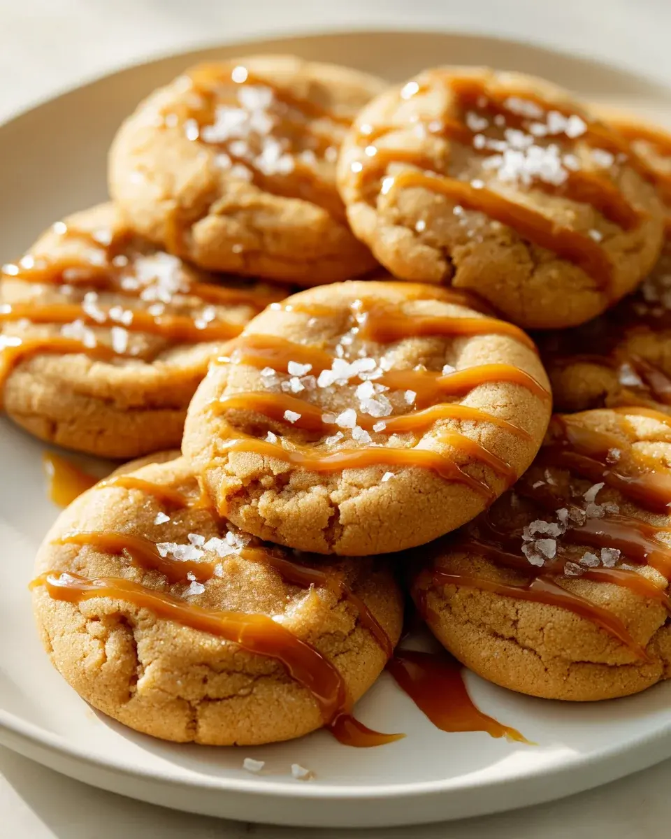 Irresistible Easy Salted Caramel Cookies
