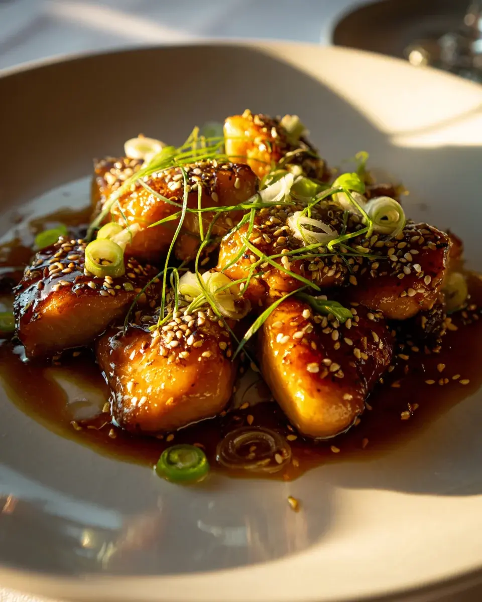 Karamellisiertes Sesam Hyhnchen