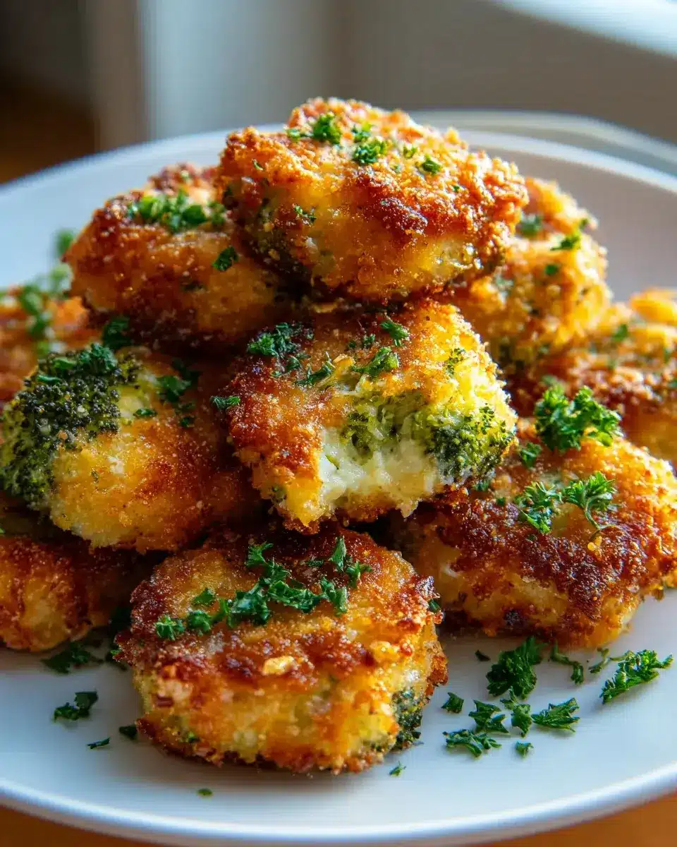 Knusprige Brokkoli Kyse Nuggets