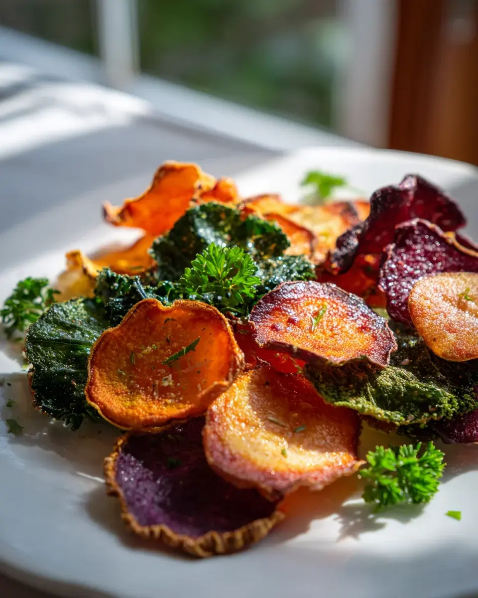 Knusprige Gemysechips Aus Dem Backofen