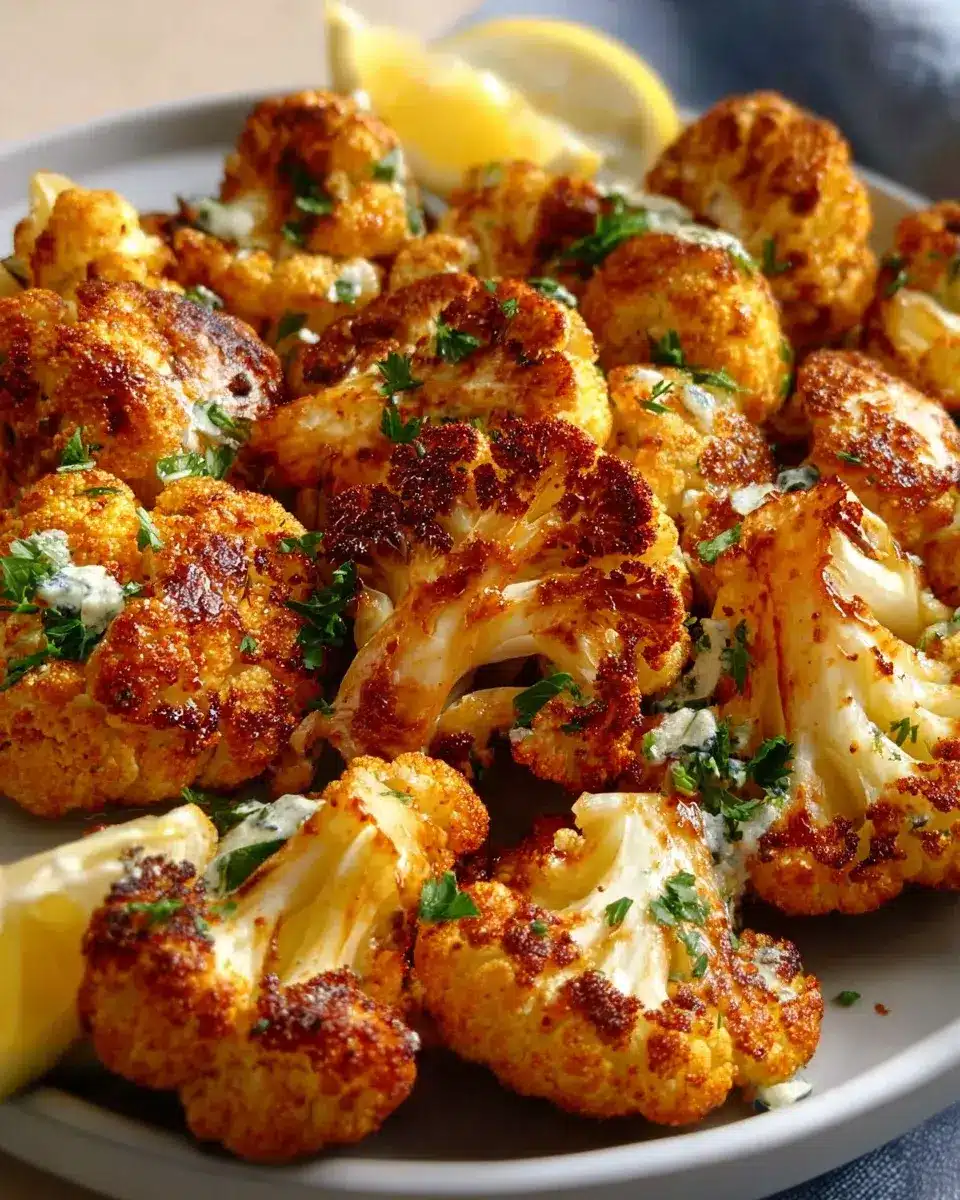 Knuspriger Blumenkohl Aus Dem Ofen Rezept