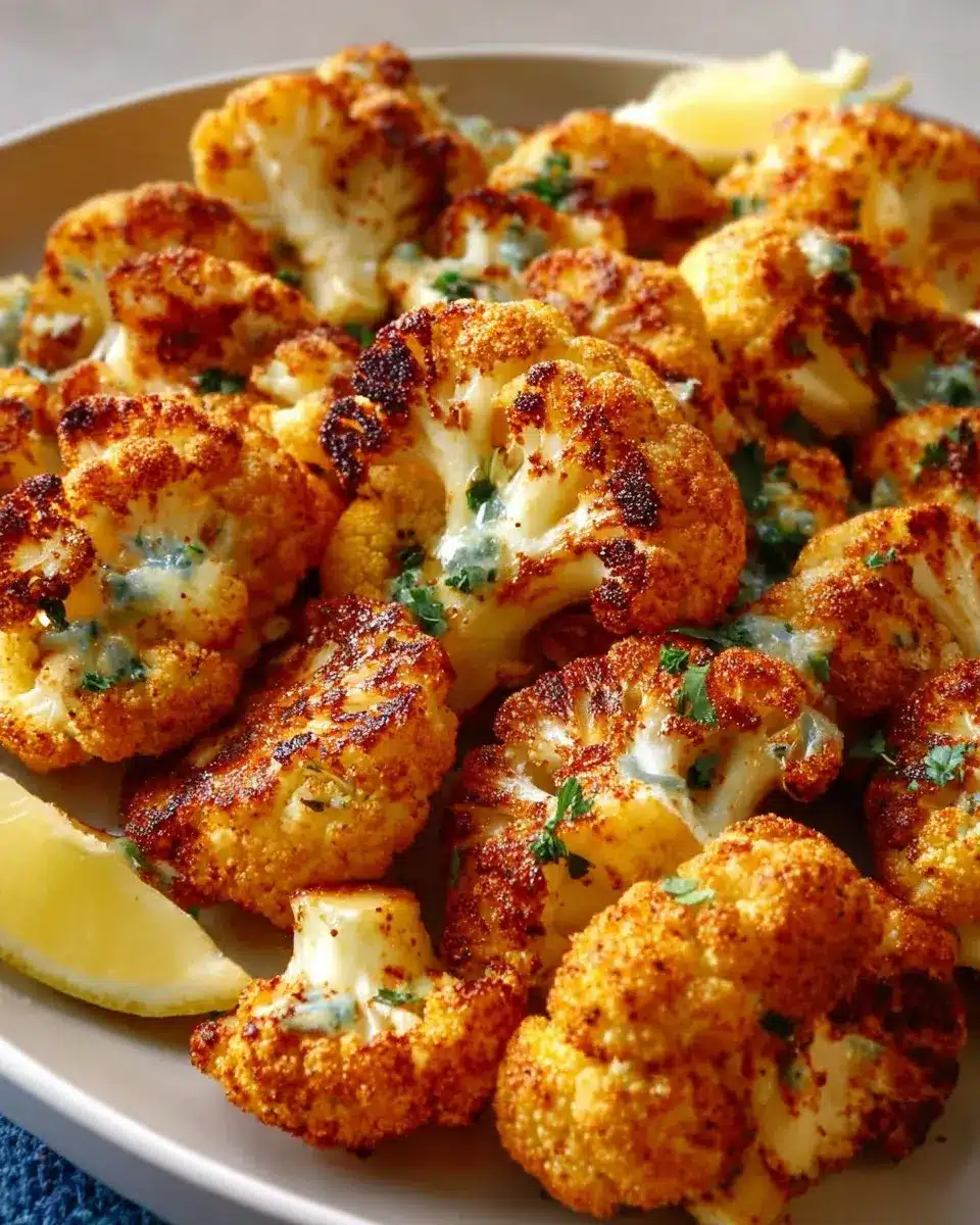 Knuspriger Blumenkohl Aus Dem Ofen Rezept