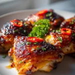 Knuspriges Hot Honey Chicken Aus Dem Ofen