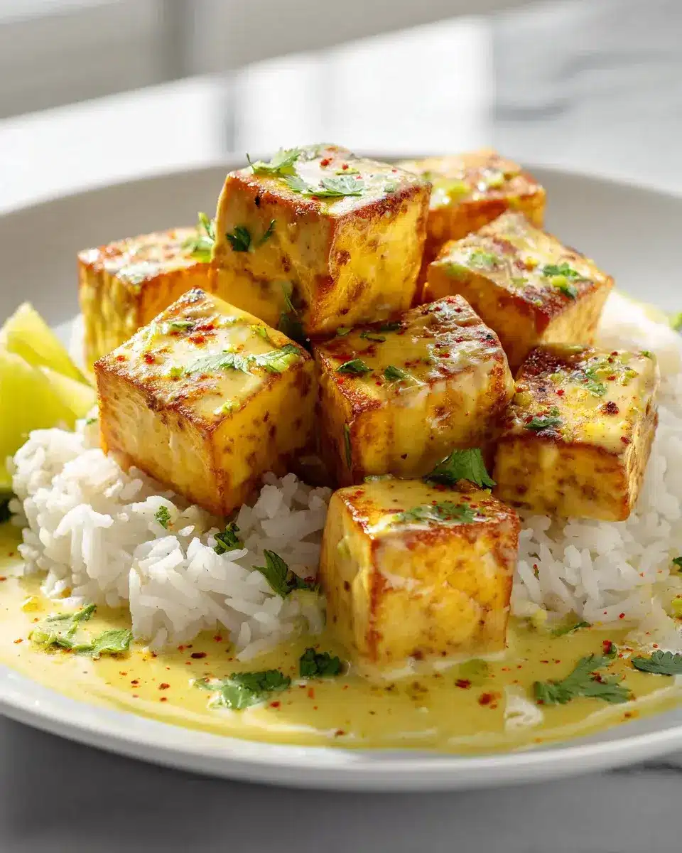 Kokos Limette Tofu