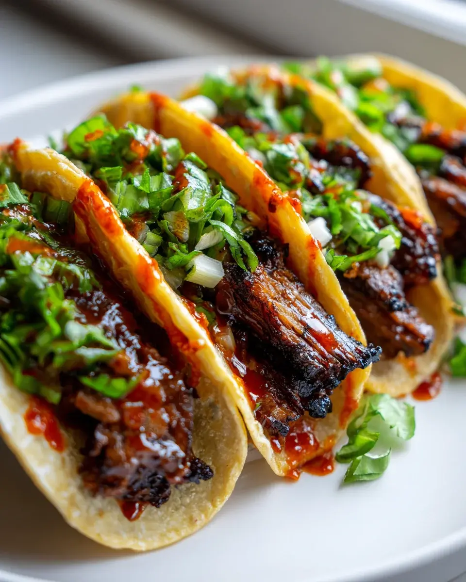 Korean BBQ Short Rib Tacos