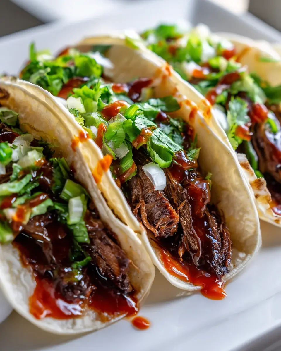 Korean BBQ Short Rib Tacos