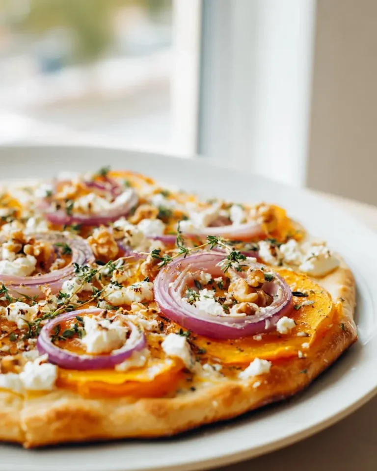 Kürbis-Feta Flammkuchen: Schnell & einfach – Dein Minutenrezept