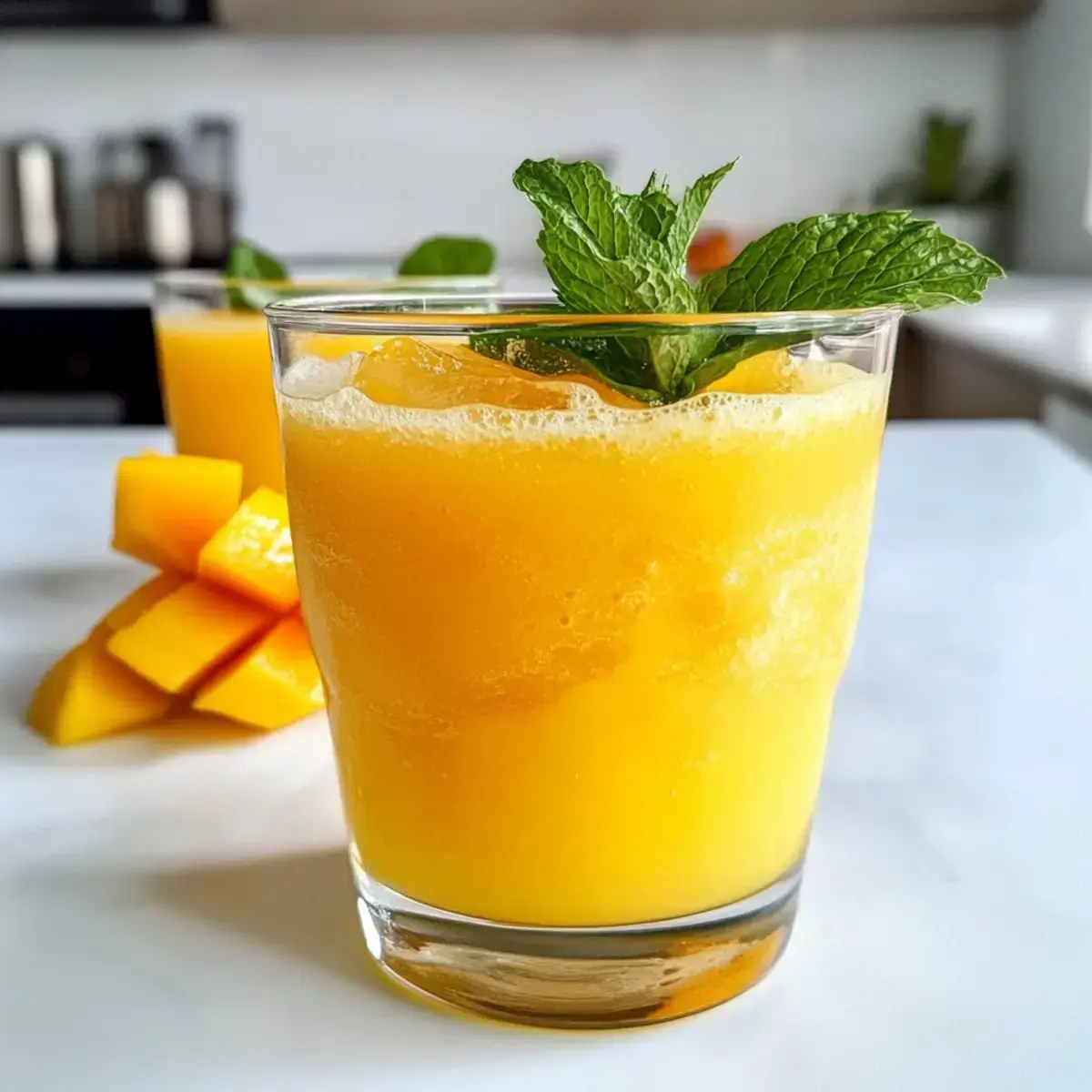 Mango Ingwer Mocktail