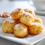 Milchreispuffer mit Apfel