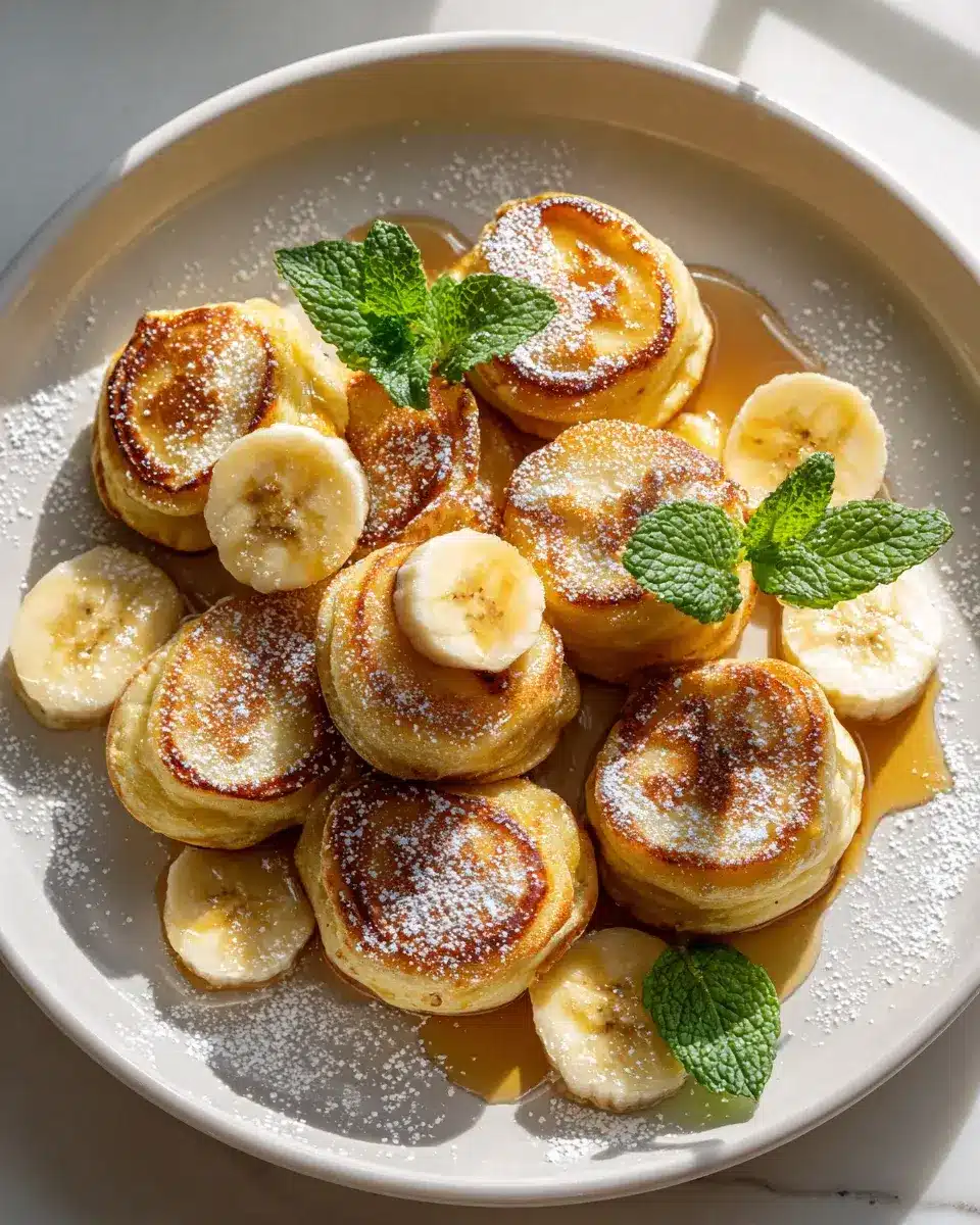 Mini Banana Pancake Bites