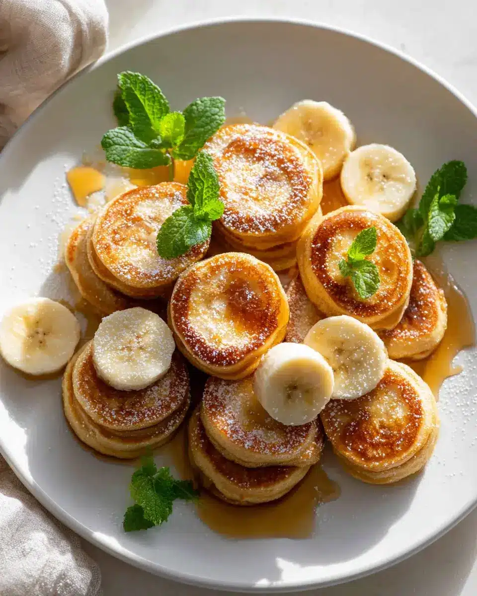 Mini Banana Pancake Bites