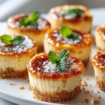 Mini Creme Brulee Cheesecakes