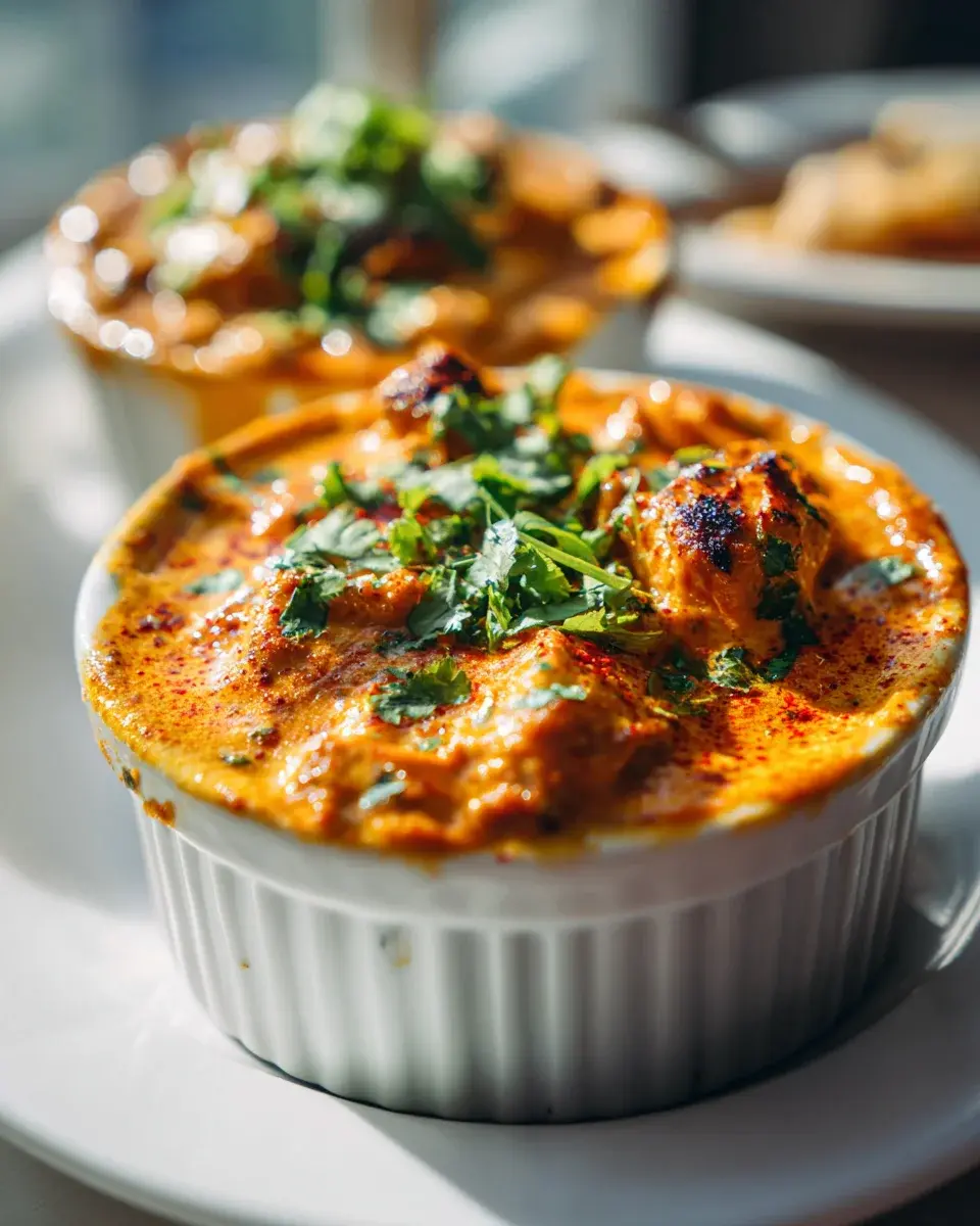 Mini Tikka Masala Aufläufe Portionsgericht