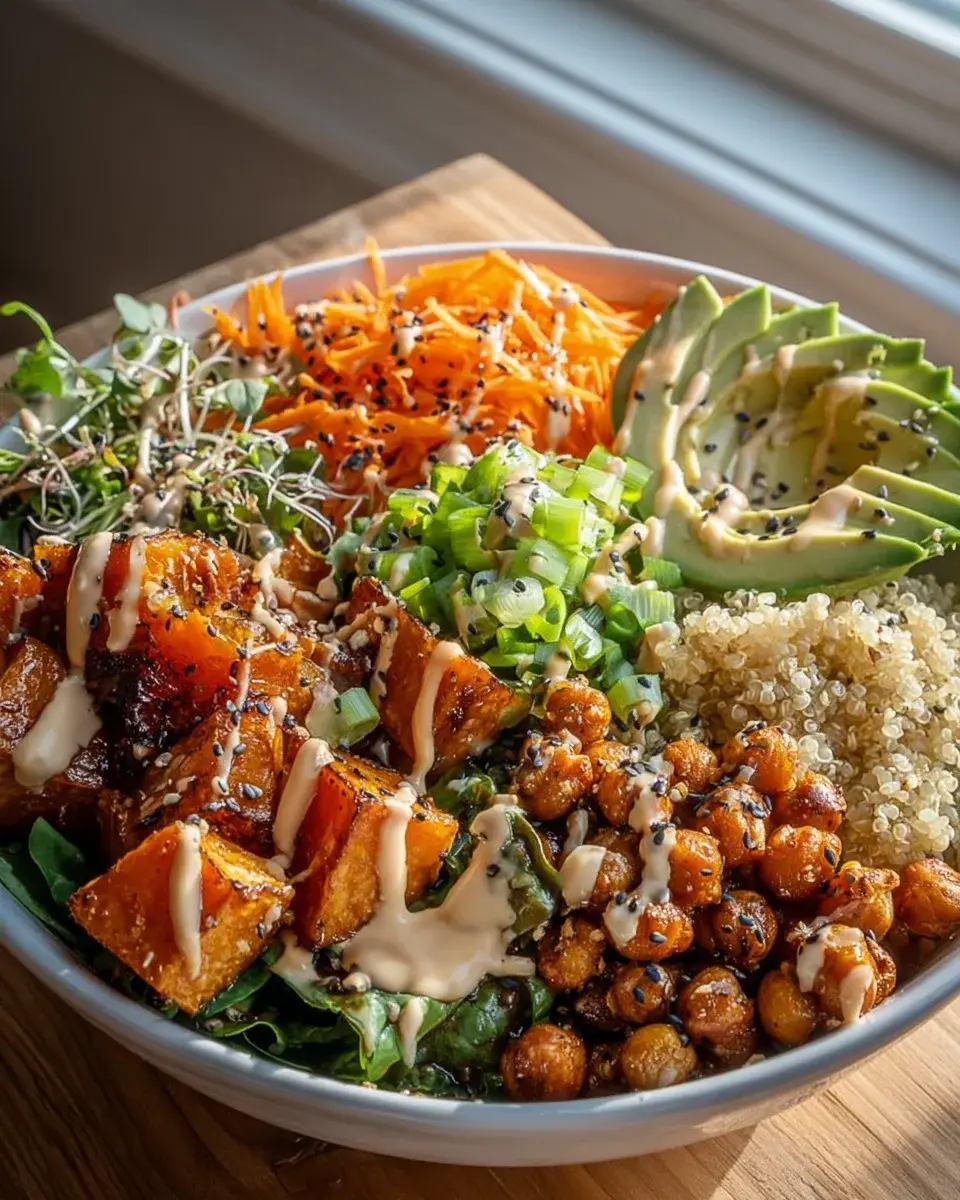 Miso Glazed Sweet Potato Bowl