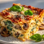 Mushroom And Spinach Lasagna