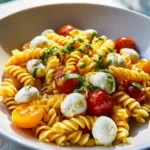 Nudelsalat Mit Mozzarella Und Kirsch Extracttomaten Nach Tim Mylzer