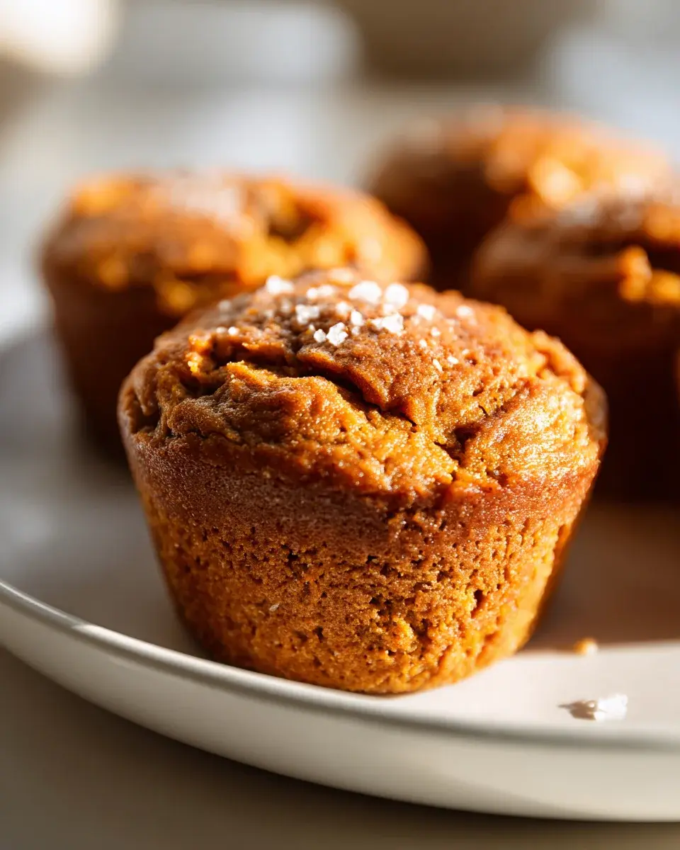 One Bowl Peanut Butter Sweet Potato Muffins
