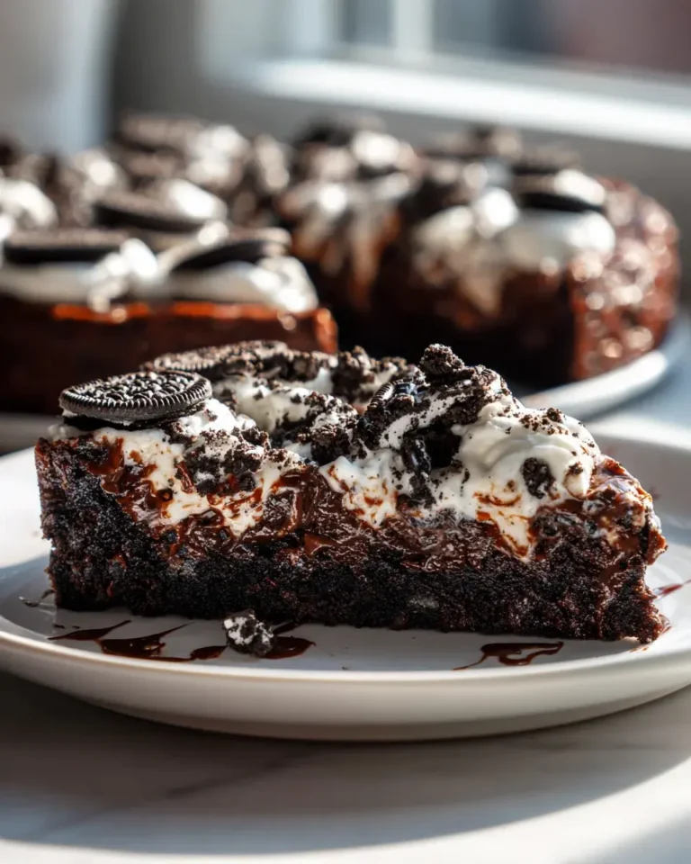 Oreo Fudge Brownie Pizza Rezept: Ein dekadenter Genuss!