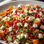 Orientalischer Linsensalat Feta 2