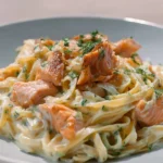 Pasta Mit Lachs Und Sahnesosse