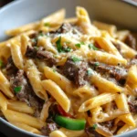 Philly Cheesesteak Pasta