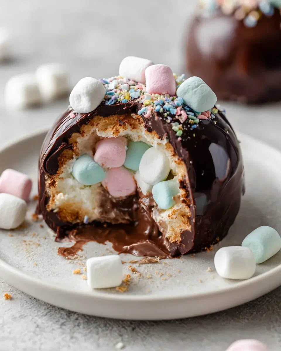 Puff Marshmallow Hot Chocolate Bombs