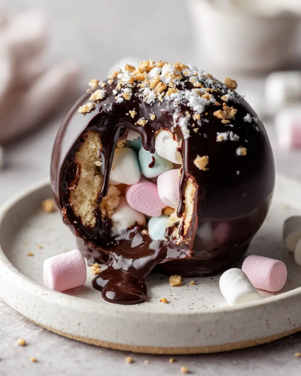 Puff Marshmallow Hot Chocolate Bombs