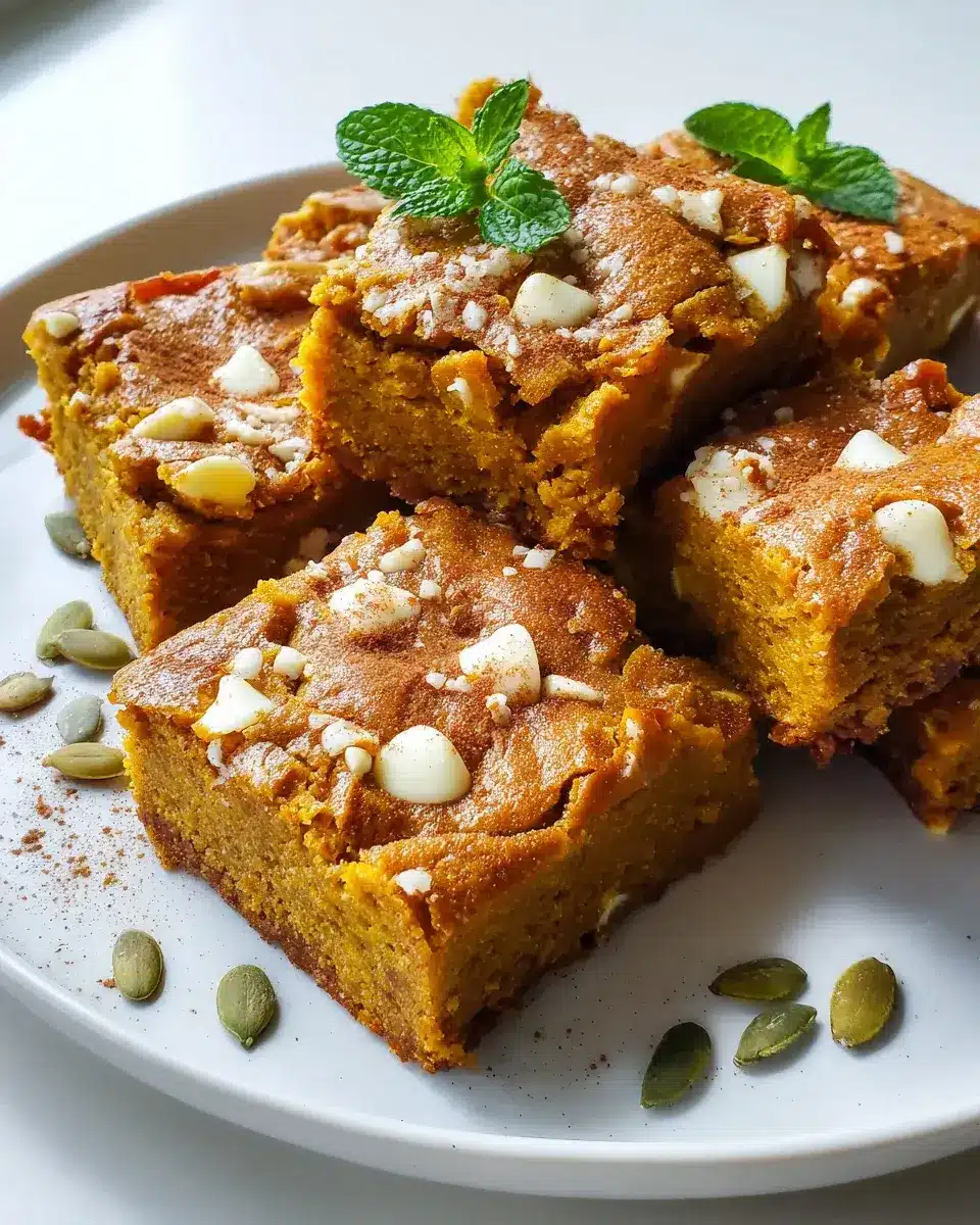 Pumpkin Blondies Recipe