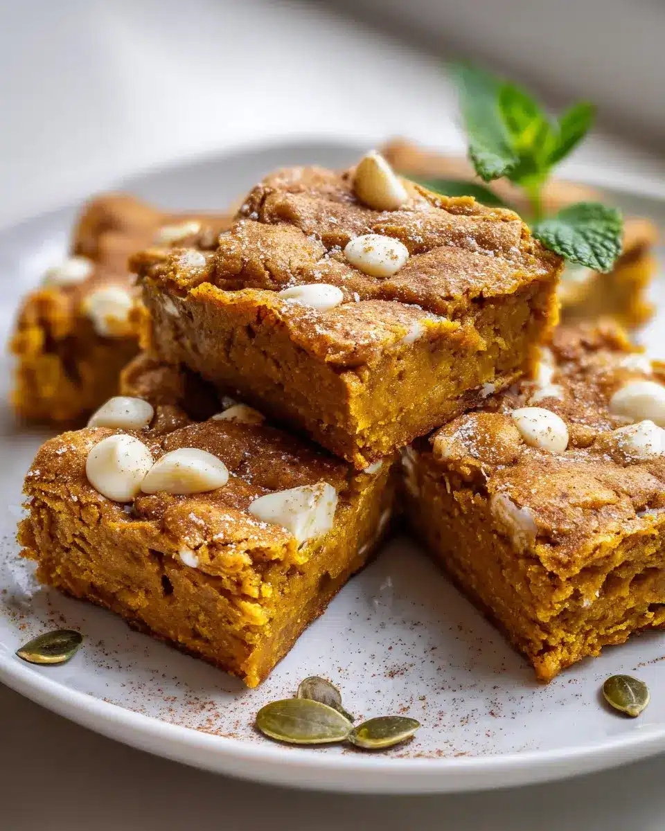 Pumpkin Blondies Recipe