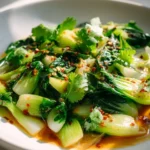 Quick Bok Choy Gin Extractger Chili Sauce