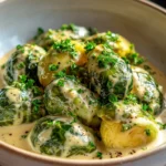 Rosenkohl in Frischkyse Senfsauce