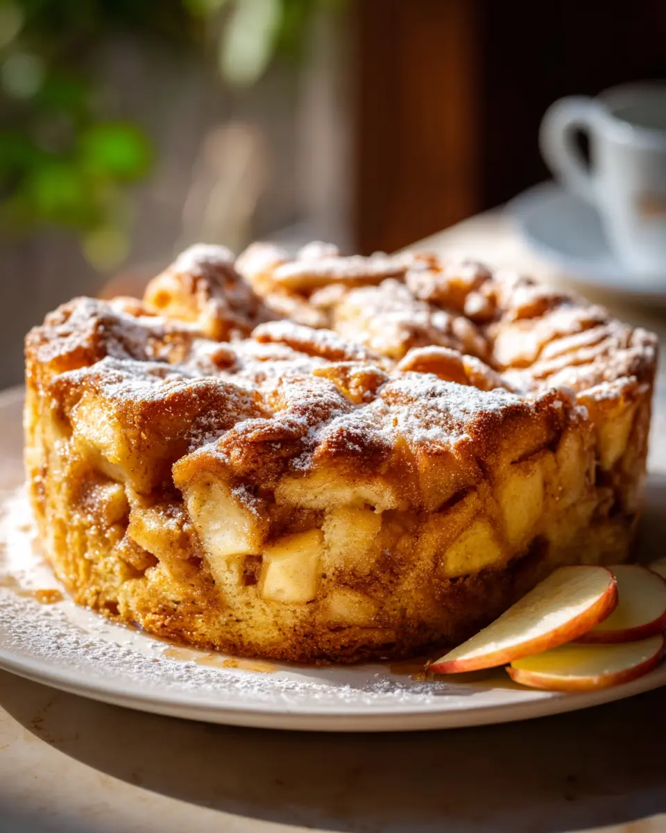 Saftiger Zimtschnecken Apfelkuchen