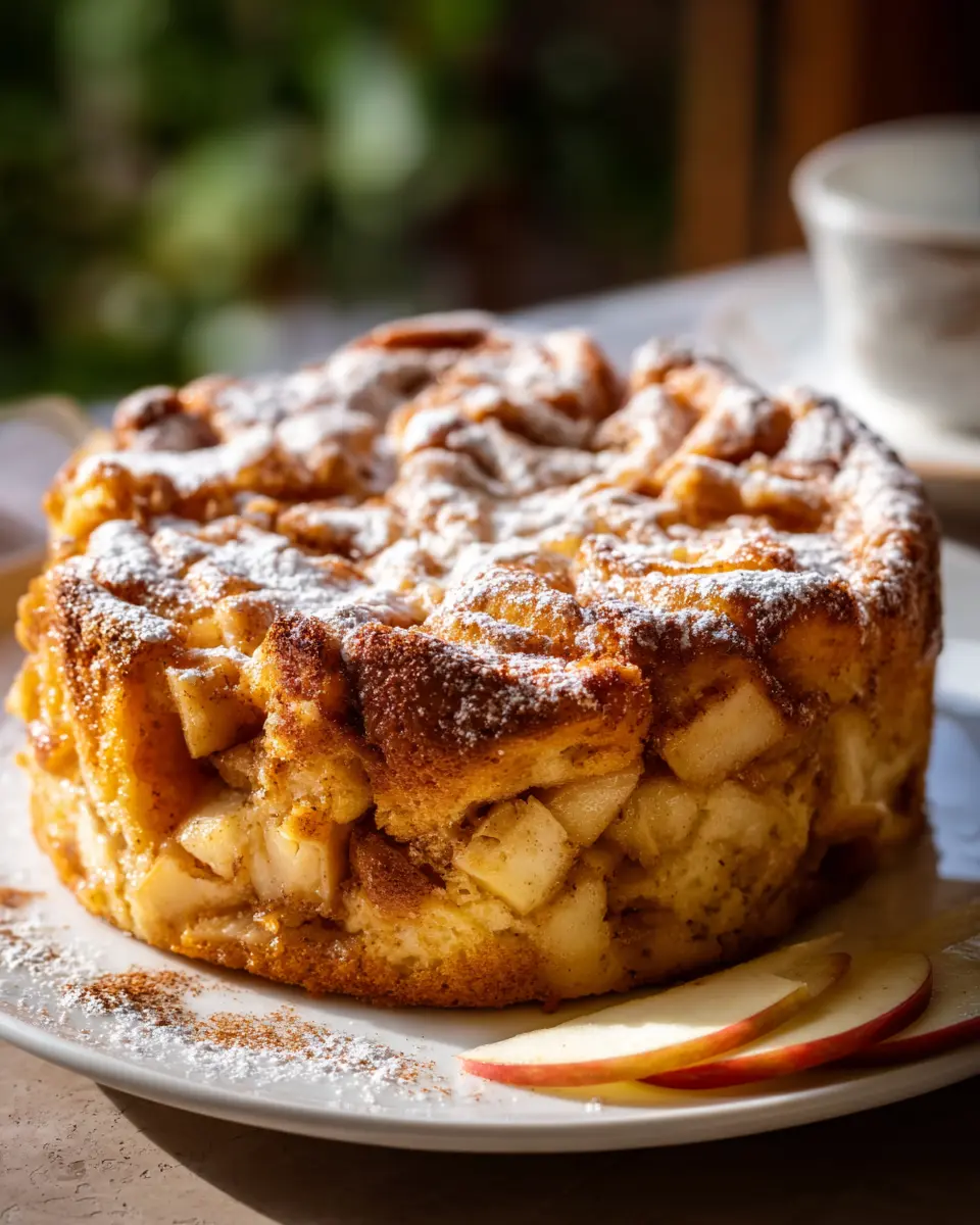 Saftiger Zimtschnecken Apfelkuchen