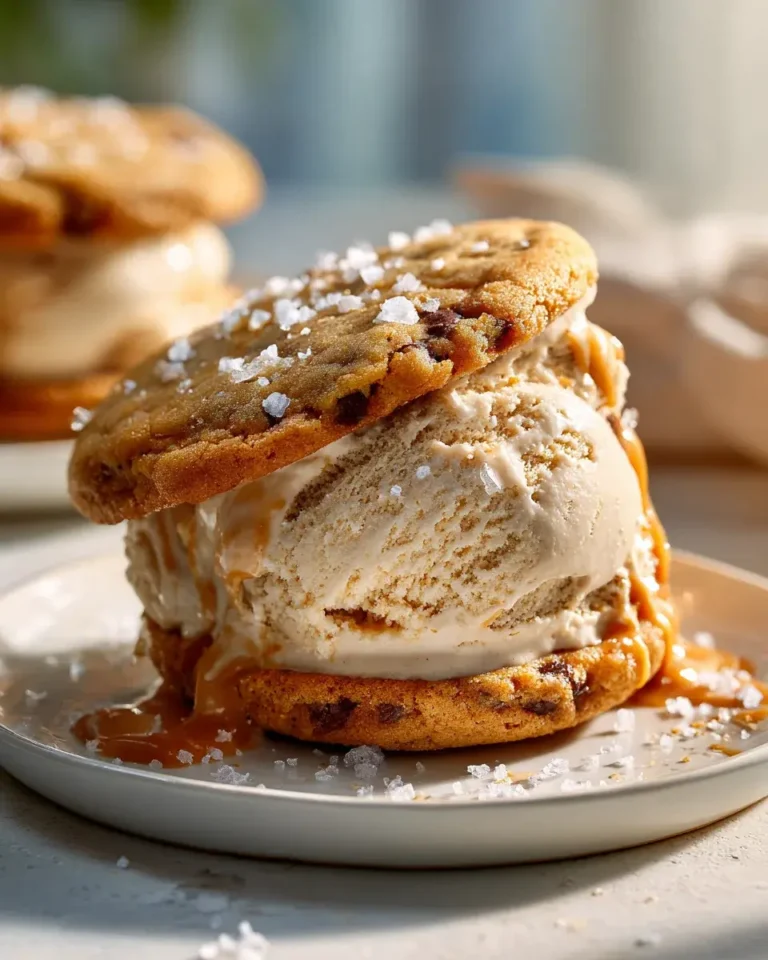 Rezept: Salted Caramel Ice Cream Sandwiches – Himmlischer Genuss! – Snackerra