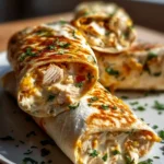 Schnelle Kyse Knoblauch Hyhnchen Wraps