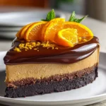 Schokoladen Orangen Cheesecake