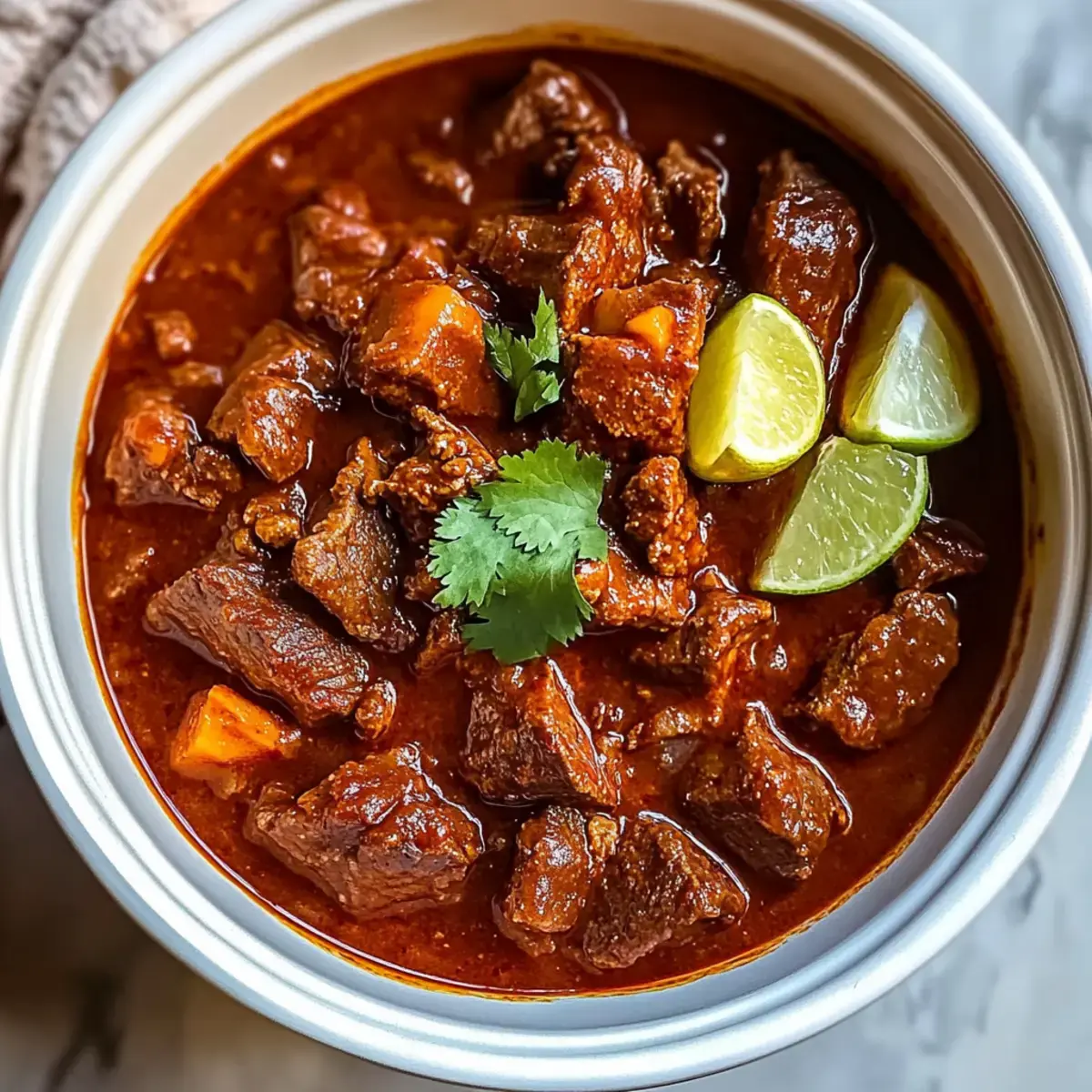 Slow Cooker Chili Colorado