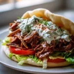 Slow Cooker Rinder Gyros