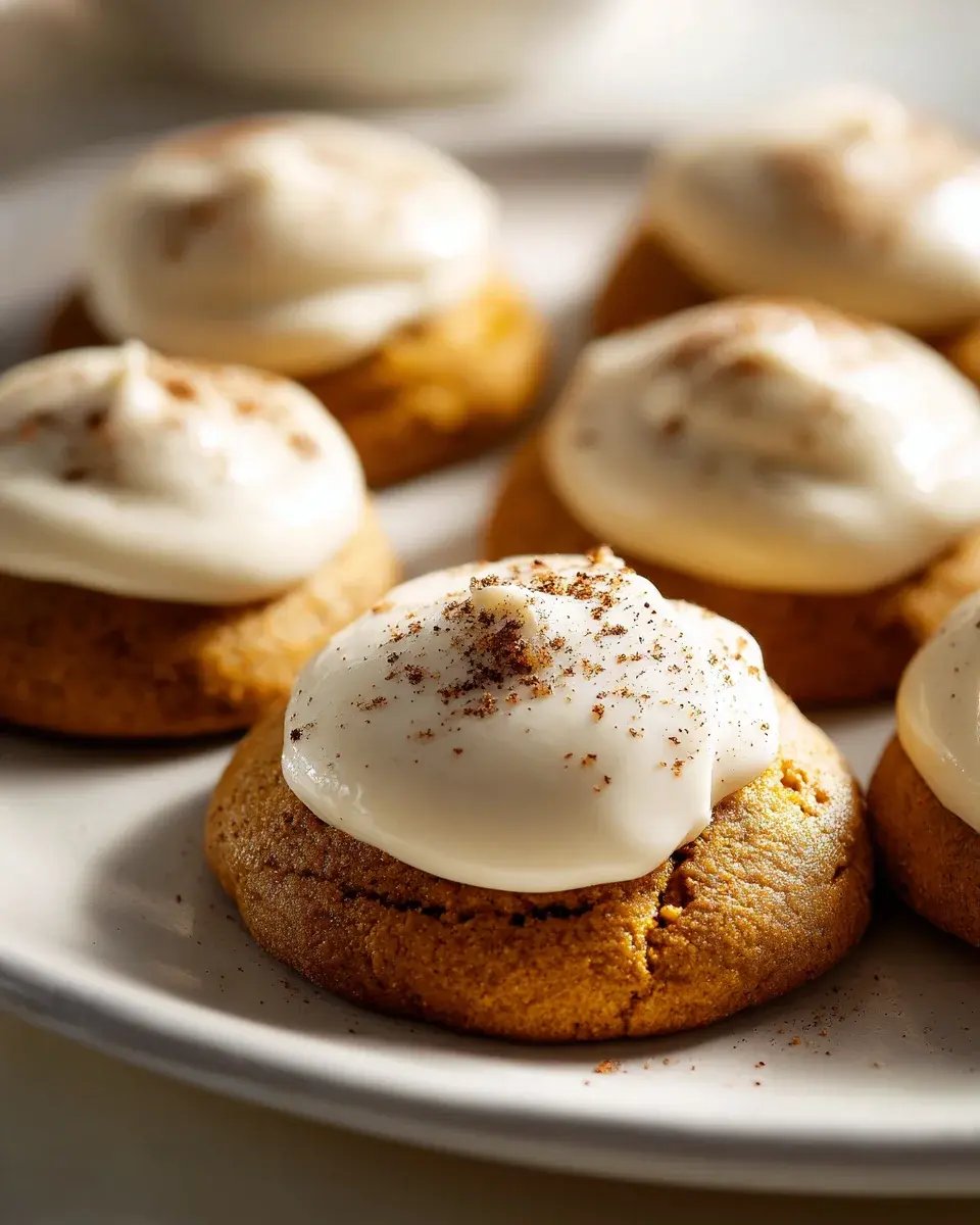 Soft Pumpkin Cookies The Best Recipe With Cream Cheese Frosting
