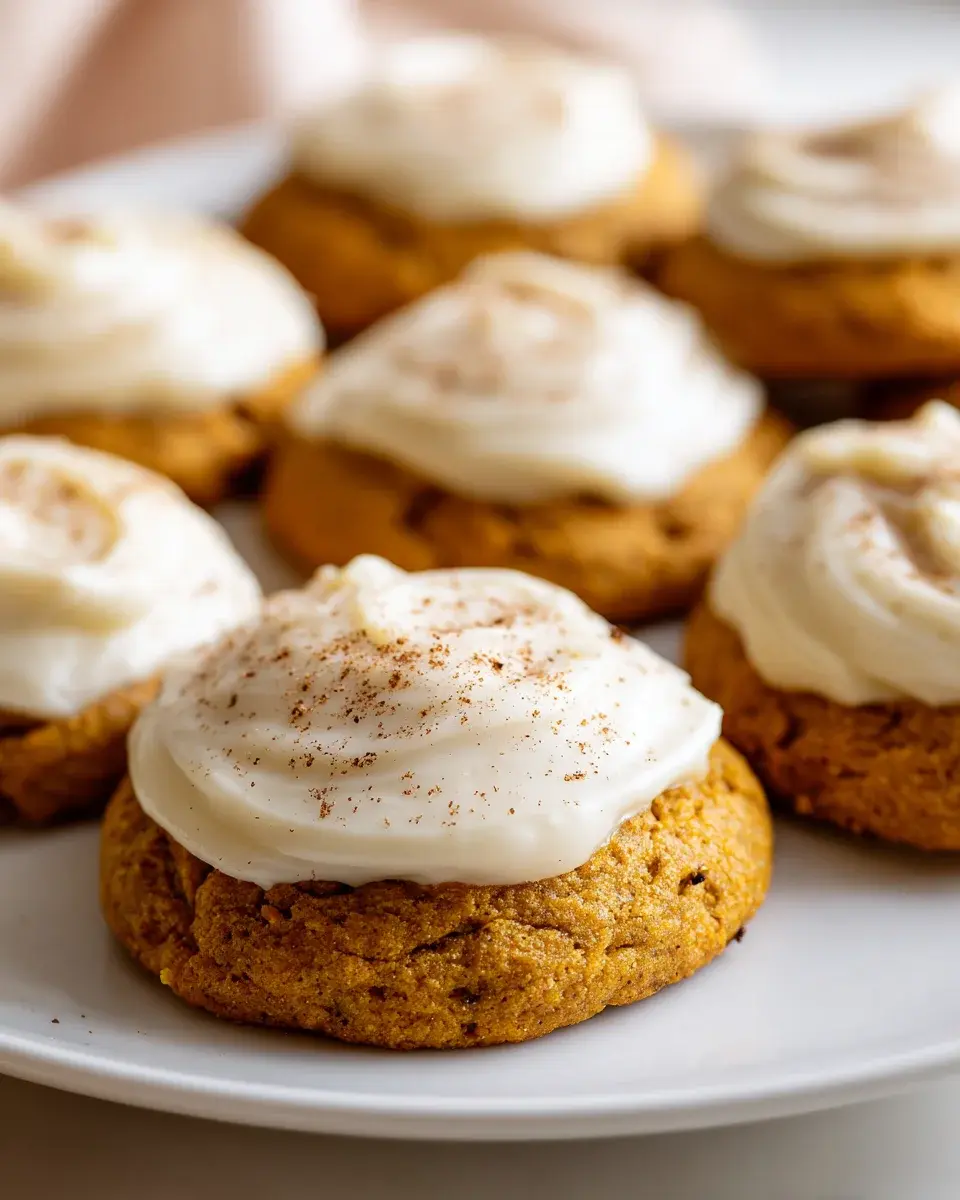 Soft Pumpkin Cookies The Best Recipe With Cream Cheese Frosting