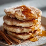 Spanish Churro Pancakes Breakfast Treat