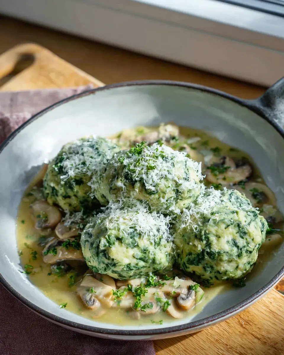 Spinatknödel