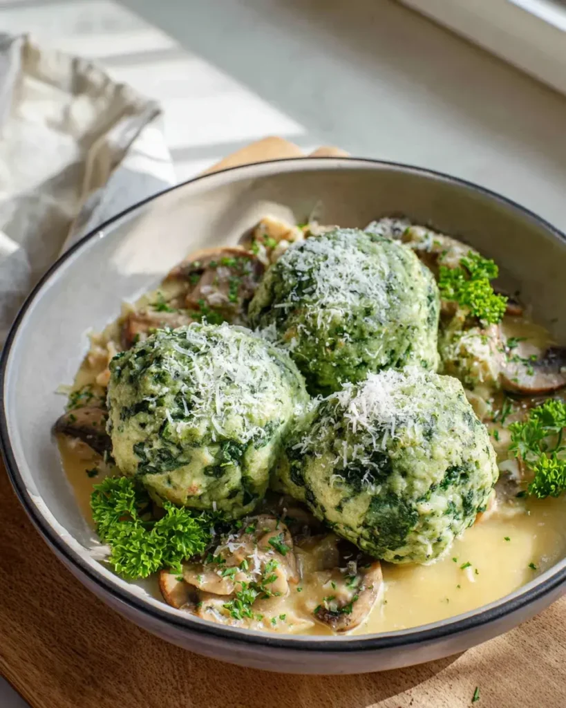 Köstliche Spinatknödel – Ein einfaches Rezept zum Nachkochen! – Snackerra