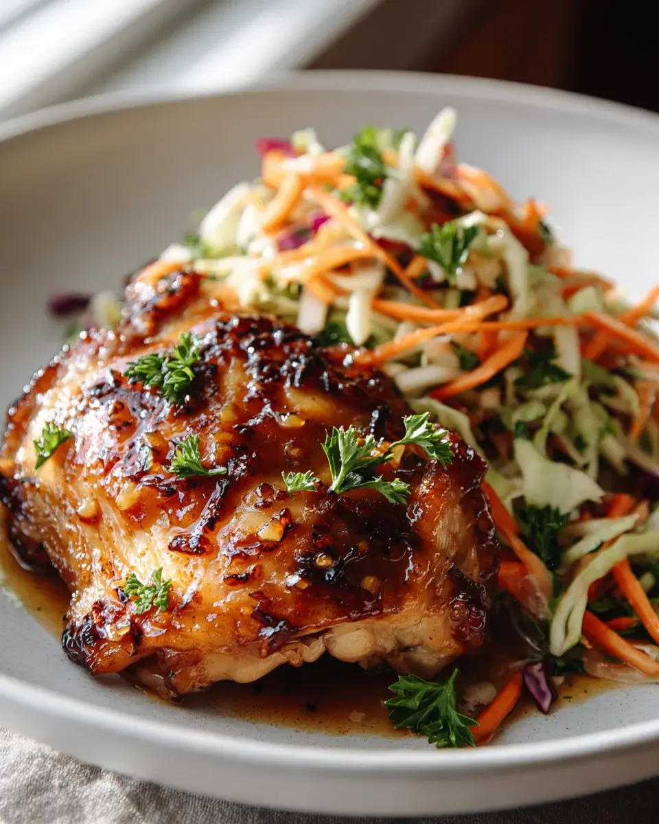 Sticky Apple Cider Chicken